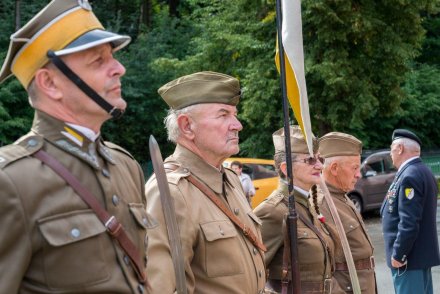 Uroczystość upamiętnienia mjra Adolfa Pilcha